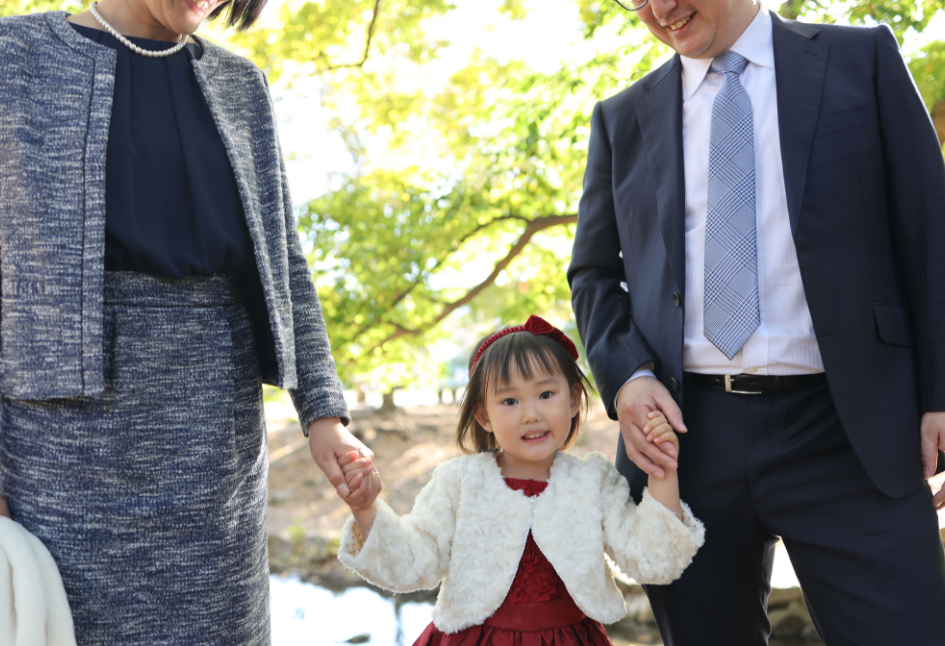 親の服装と持ち物について