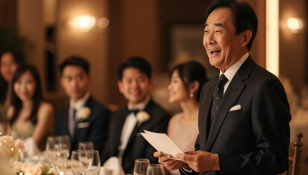 結婚式当日の上司としての振る舞い