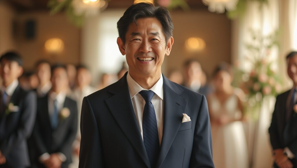 父親がモーニングを着ない場合の代替案